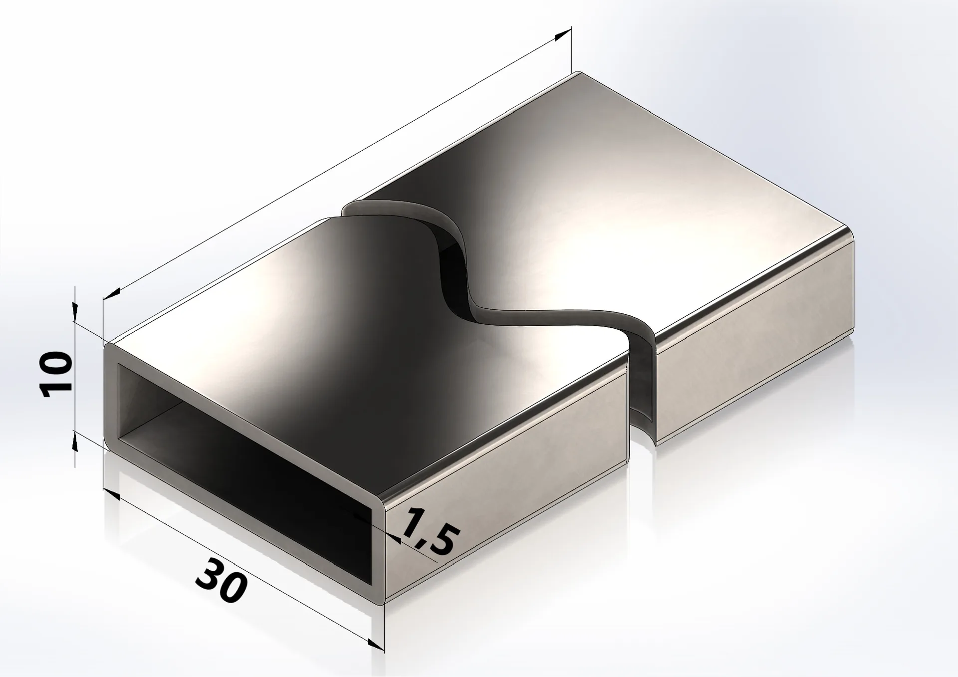 Profil PSS 30x10*2.0 L