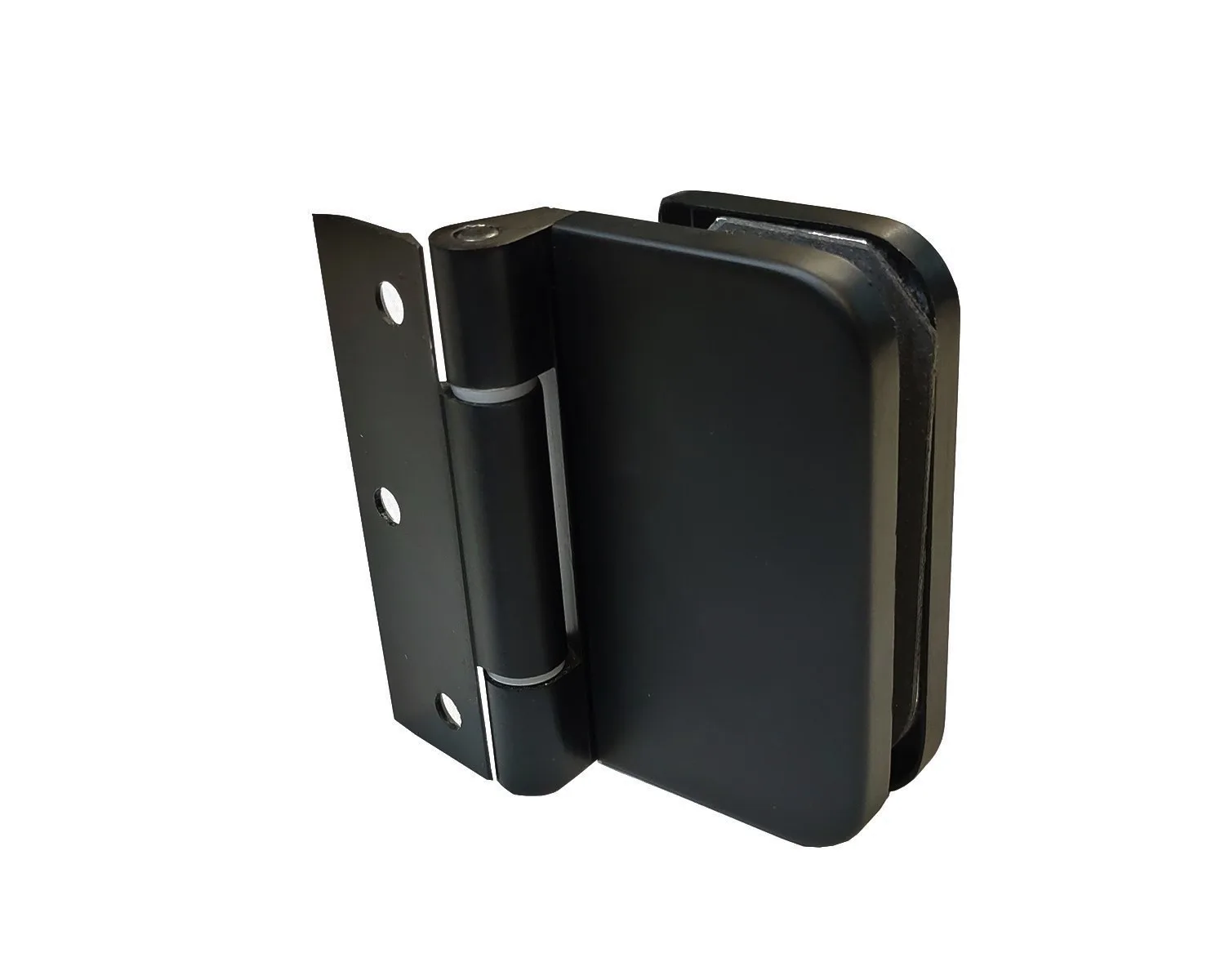 S 204 B Round End Hinge for Framed Doors, Matte Black