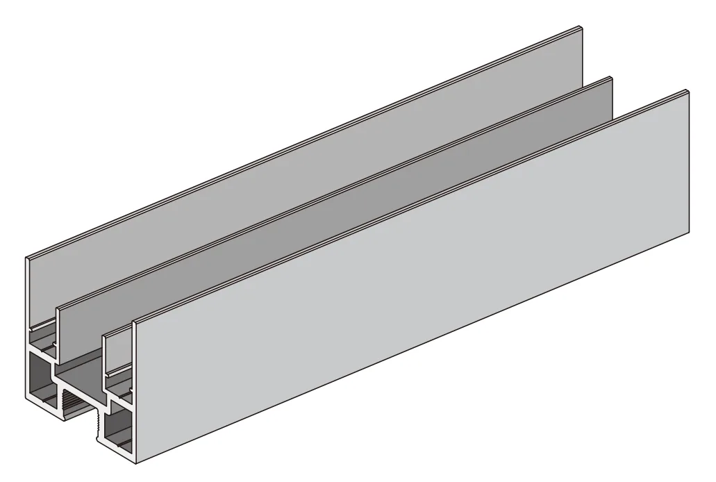A201-40 OPK PS FG Profil superior/inferior cadru panou, PRESS (6 m)