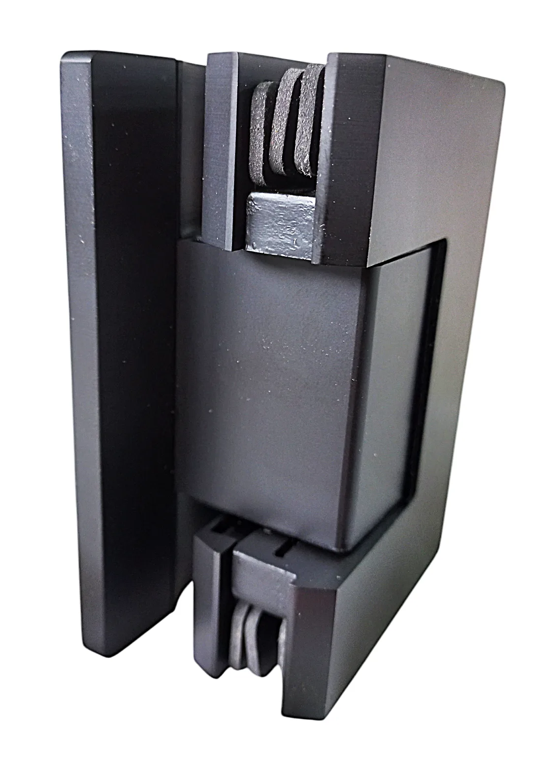 SHT-A-ADC Ultra Slim Gap Wall-to-Glass Hinge 90, Matte Black