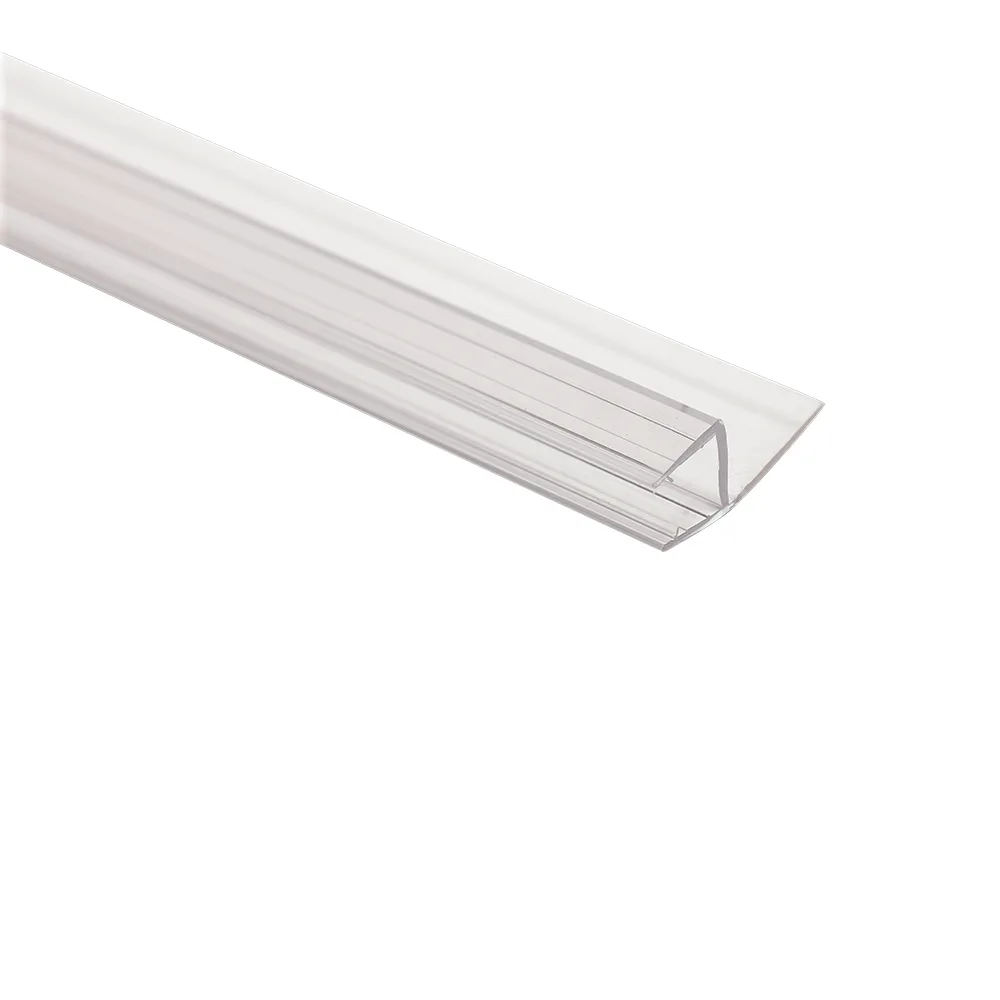 MD 204 - 90 Degree Side Fin Sealing Profile for Glass, 3000mm