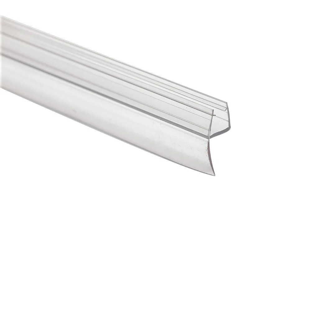 MD 204 - 90 Degree Side Fin Sealing Profile for Glass, 3000mm