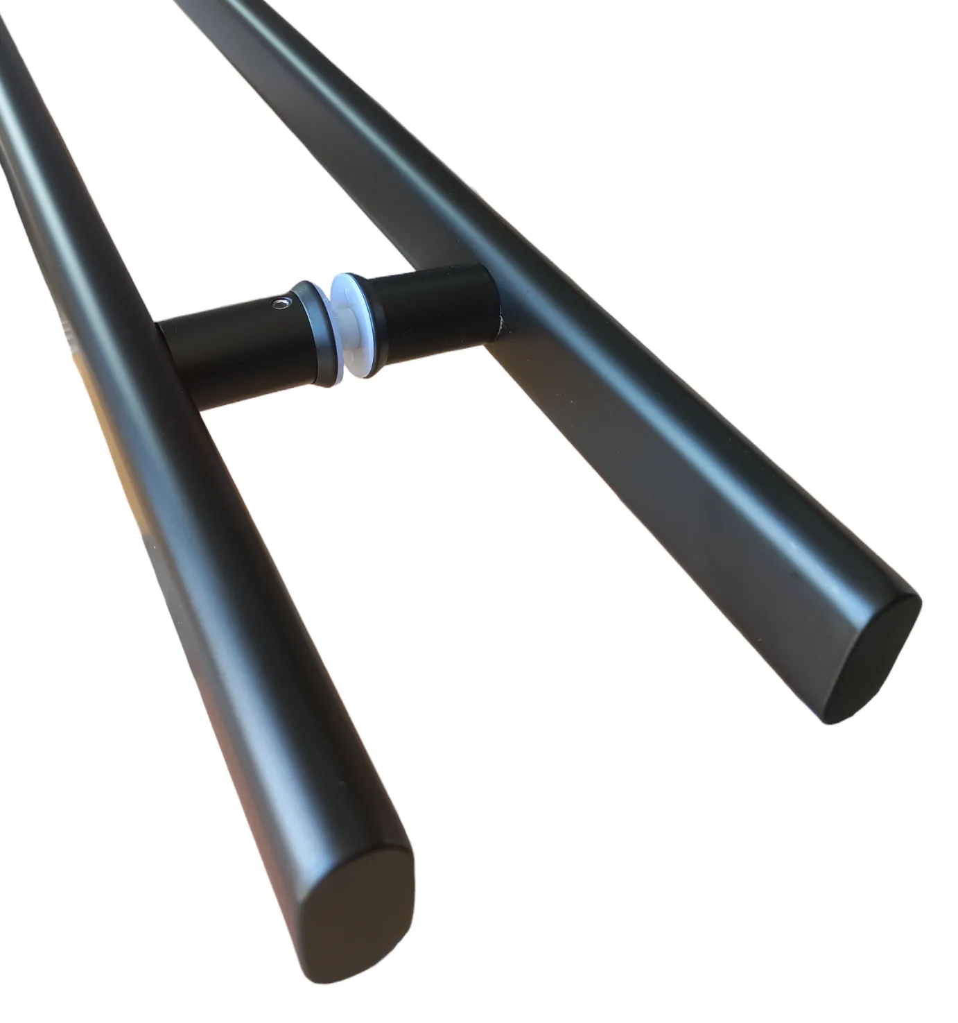 MD 633 BO BLACK - H-Shaped Oval Pull Handle