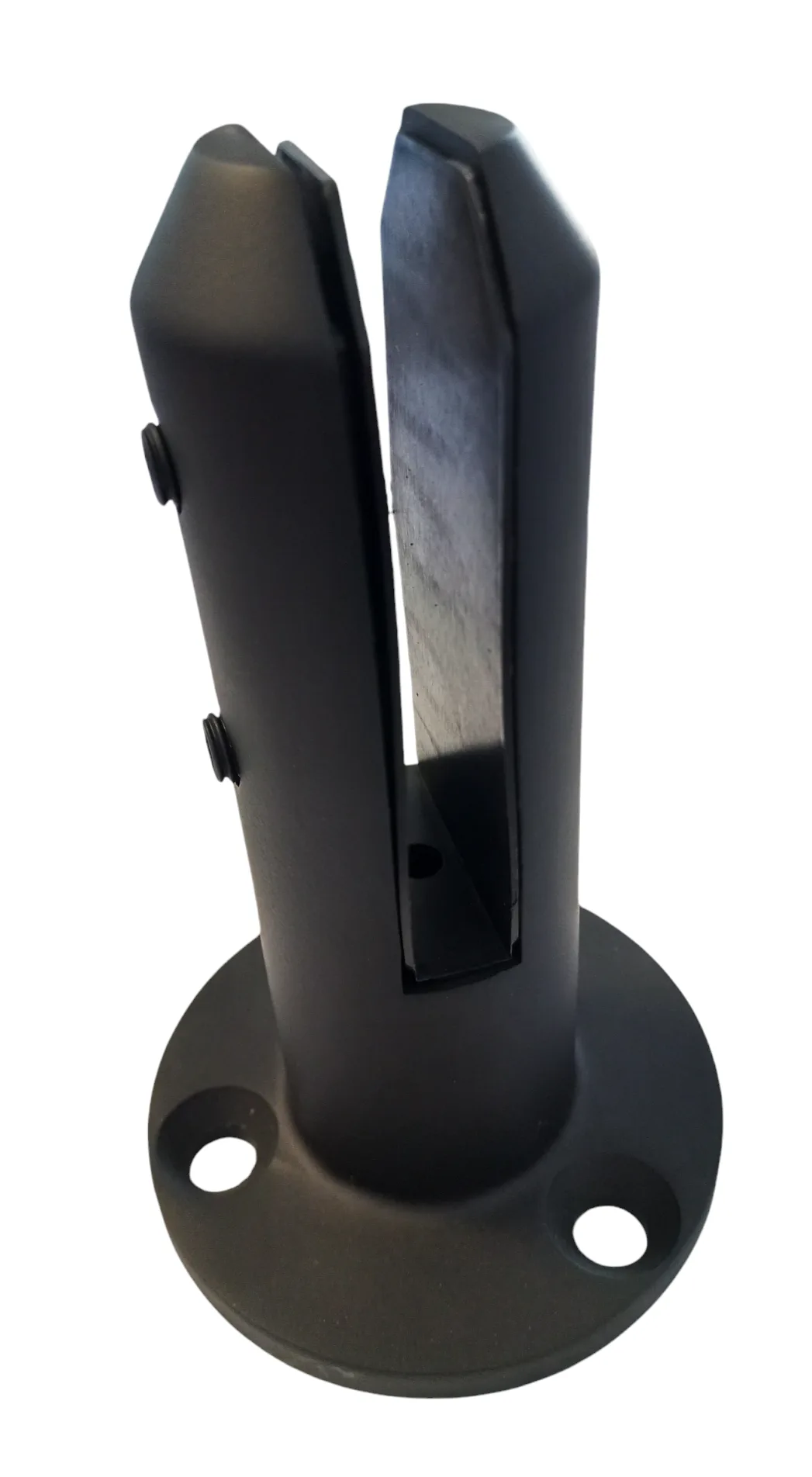 MD SC-14 BLACK - Round Glass Balustrade Mini Post, H160mm