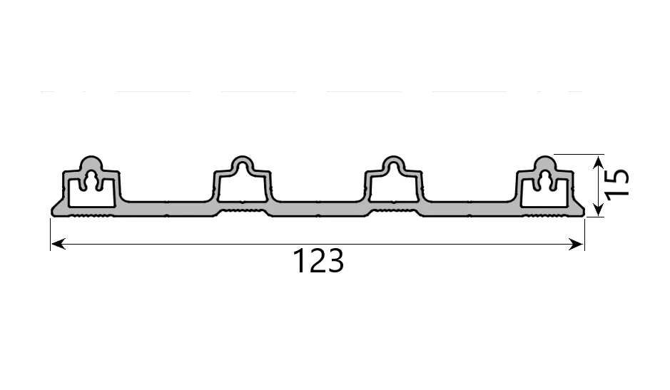 Slide Master Flat Track (Anod, 3 m)