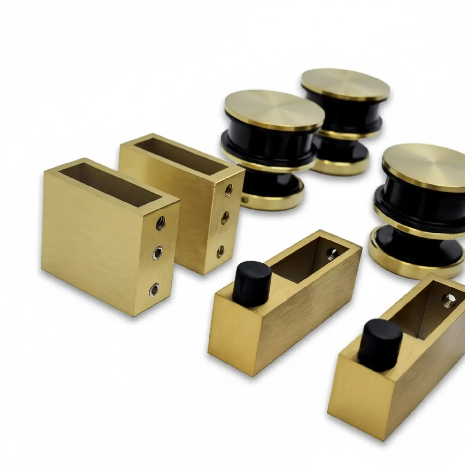 Kit dus glisant cu panou fix (Gold rose)
