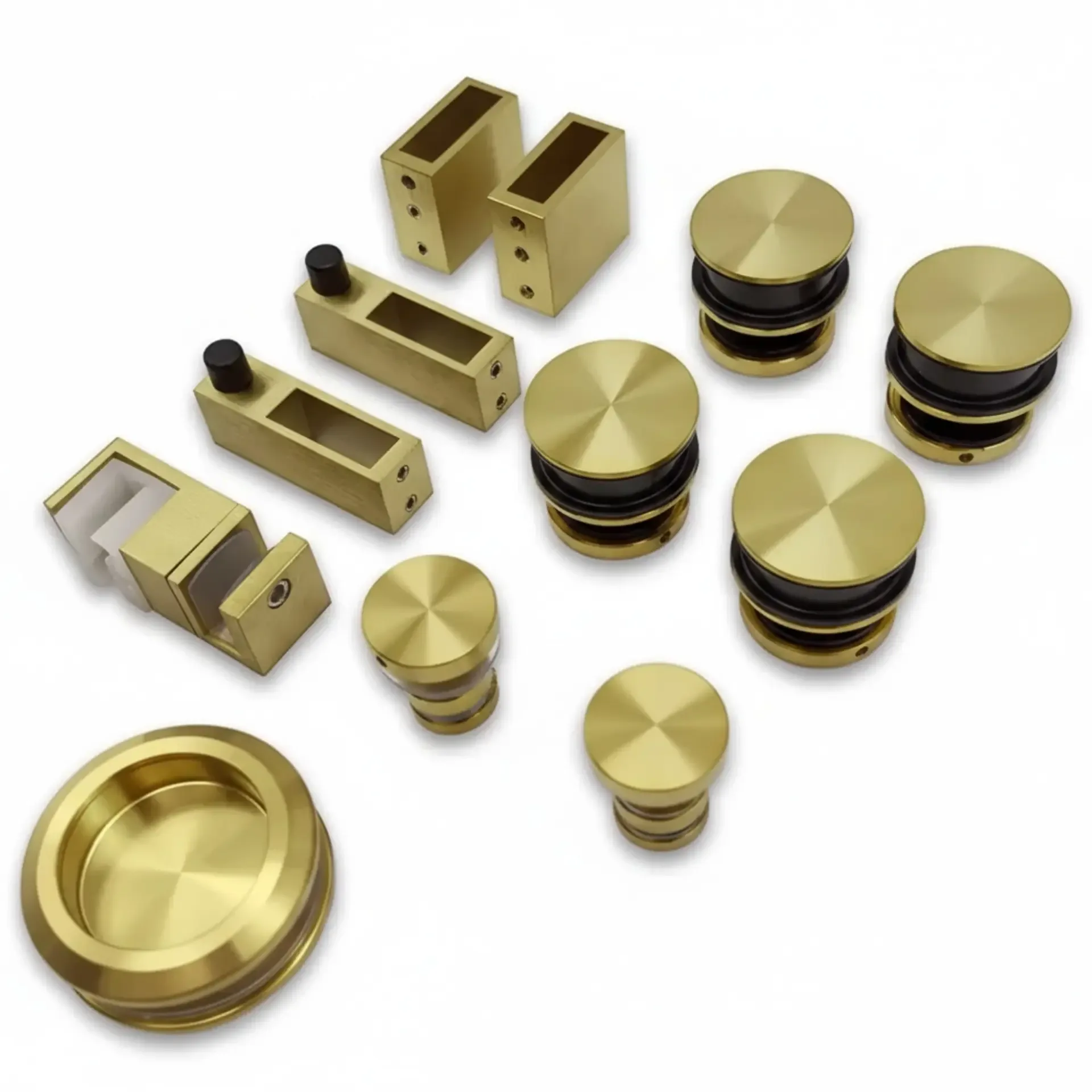 Kit dus glisant cu panou fix (Gold rose)