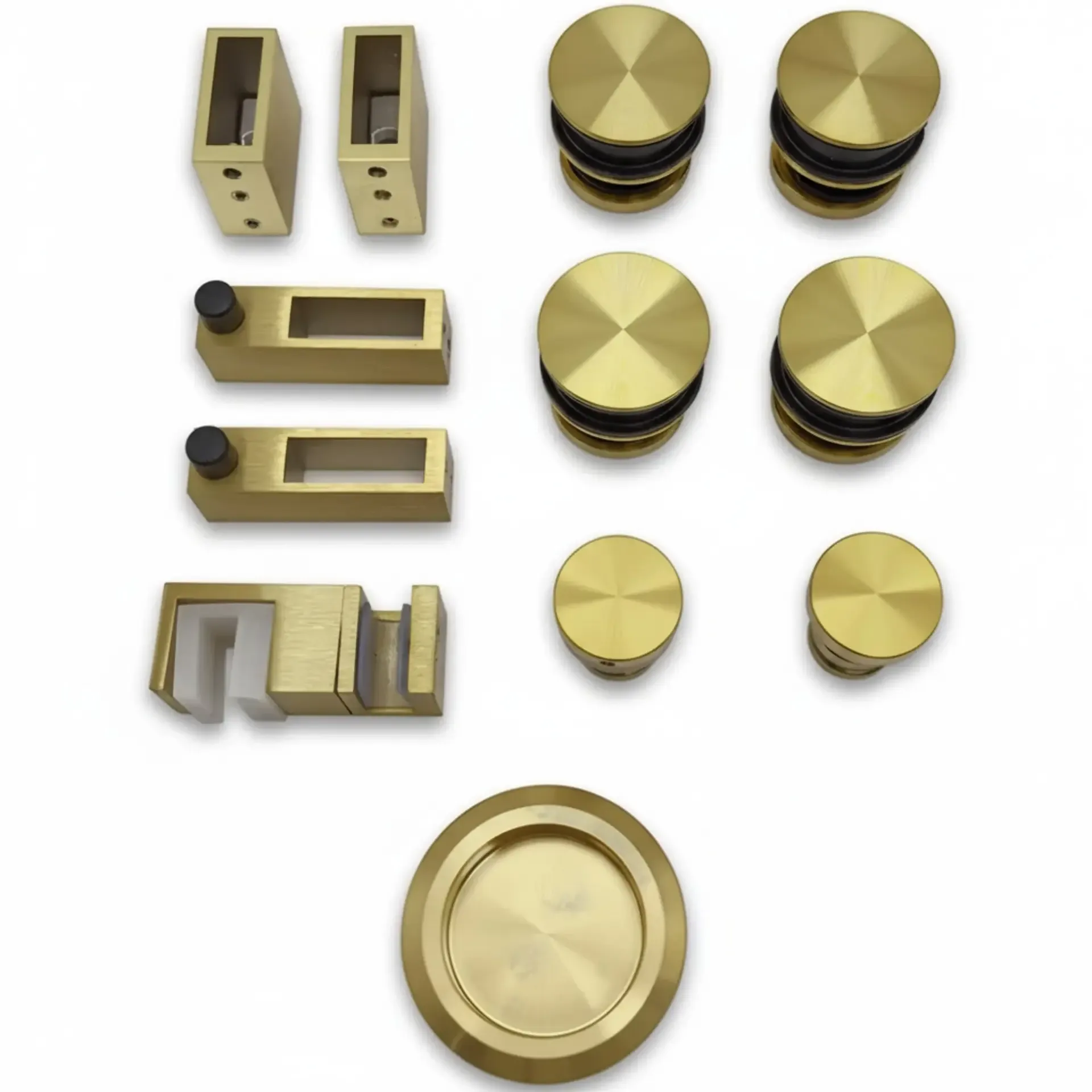 Kit dus glisant cu panou fix (Gold rose)