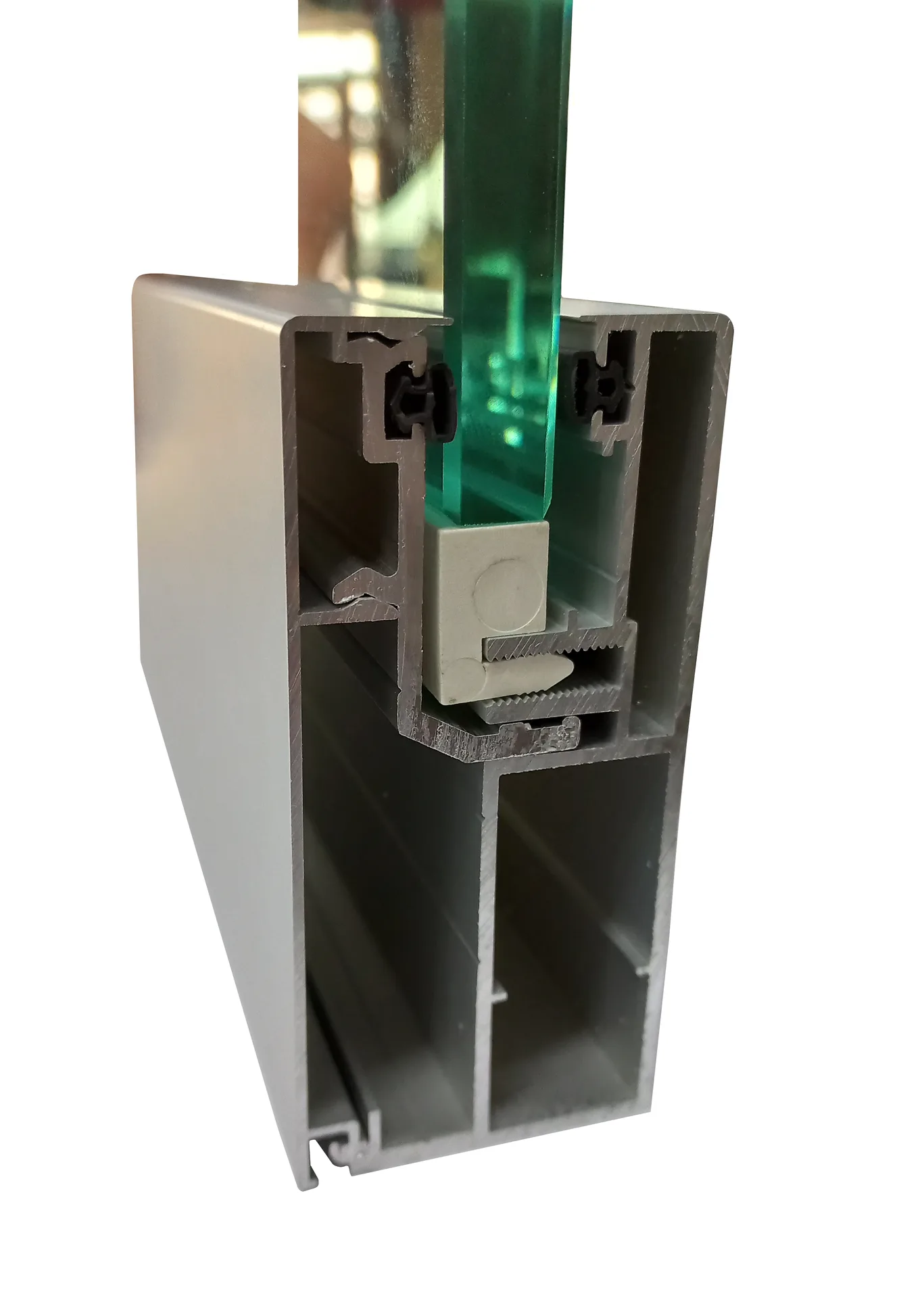 KP100 Profil perimetral prin strangere 100x44mm ANODIZAT (6 m)