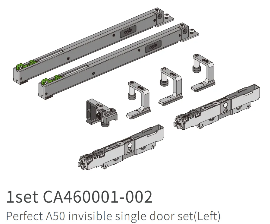 A23 OPK PS Invisible sliding door set LEFT