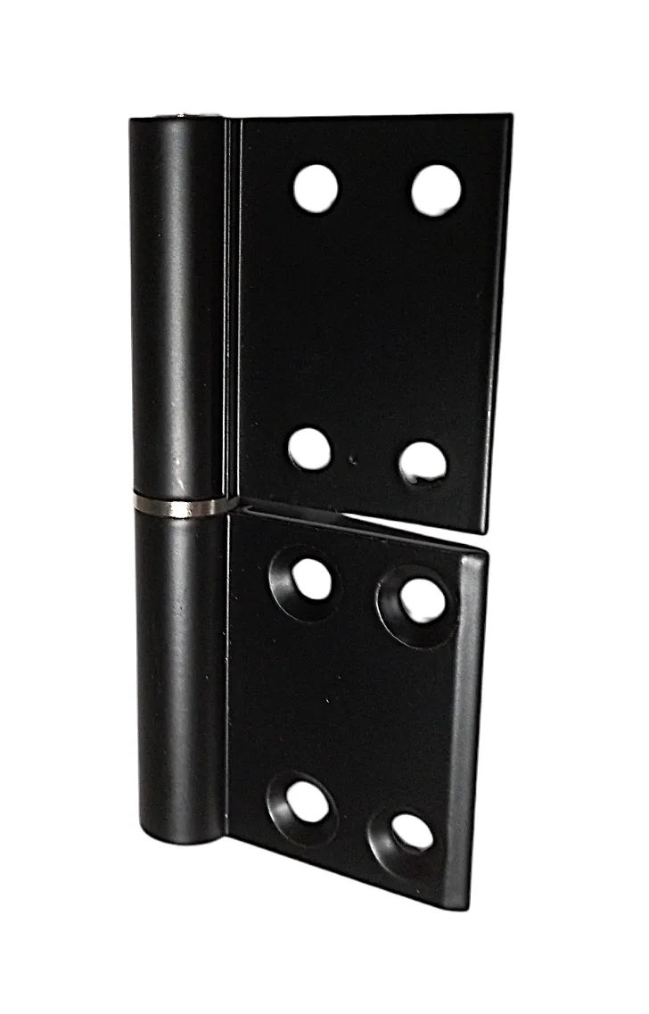 10-109 BLACK - Surface-Mounted Aluminium Butterfly Hinge