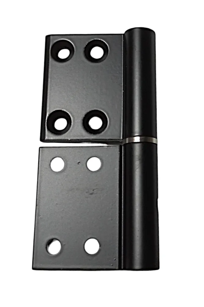 10-109 BLACK - Surface-Mounted Aluminium Butterfly Hinge