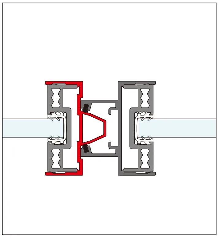 A207-40 OPK PS FG Central End Cap Profile Type A (Press, 6 m)