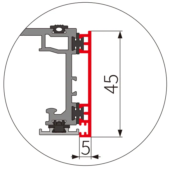 A321 OPK PS FG Telescopic Slider Guide (Press, 3 m)