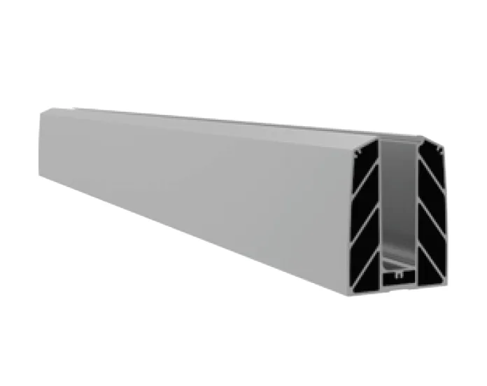 MX50-80x106 PROFIL BALUSTRADA TIP U - ANODIZAT (6 m)