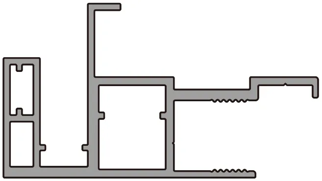 A339 OPK PS Invisible Door Slide Rail (6 m)