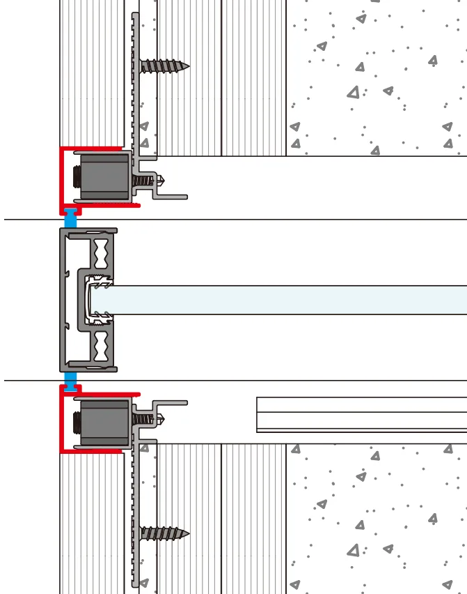 A328 OPK PS Profil ajustare extensie pentru usa POCKET (3 m)