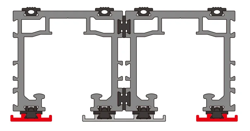 A310 OPK PS FG Bottom Lateral Faceplate Profile (White, 6 m)