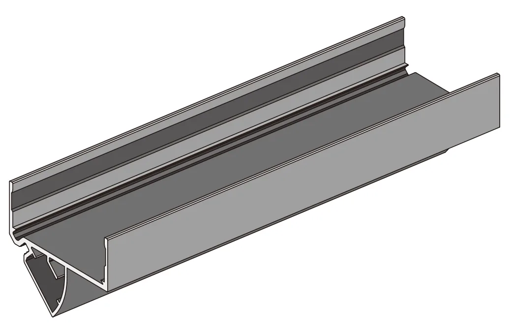 A206-40 OPK PS FG Profil capac lateral colt 90 (5 m, Press)