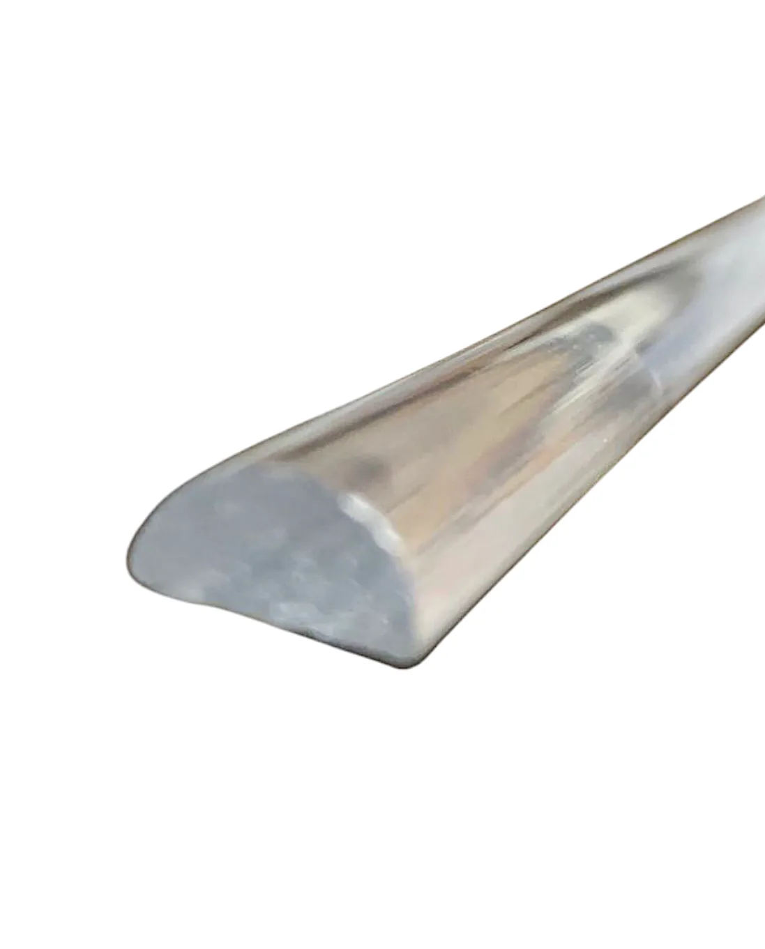 Profil prag din policarbonat (Transparent, 3 m, 12x6mm)